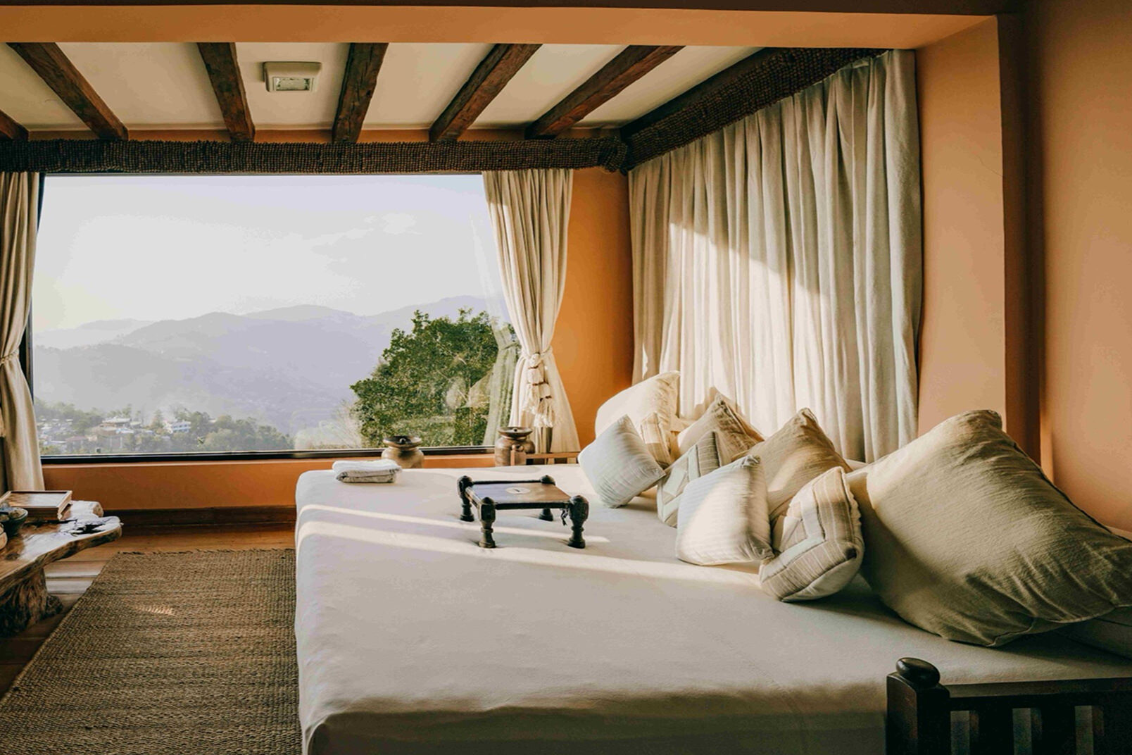 The Himalayan Sanctuary Suite with expansive terrace and valley views