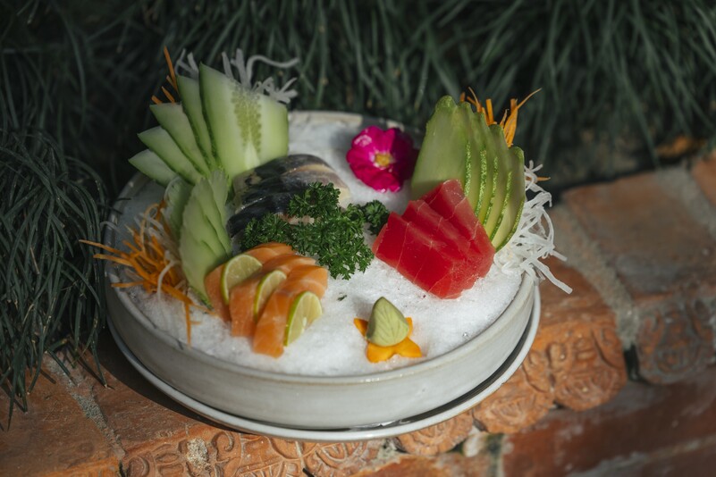 Mako's Japanese restaurant at The Dwarika's