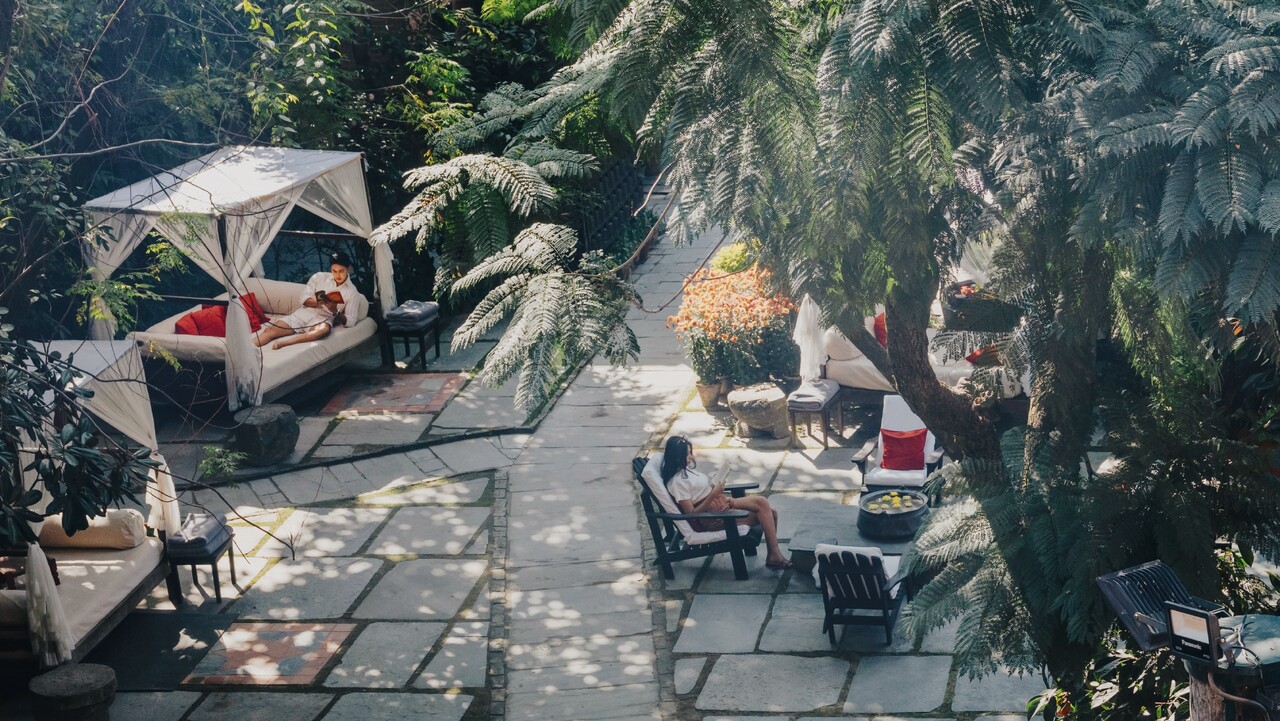 The Poolside Courtyard
