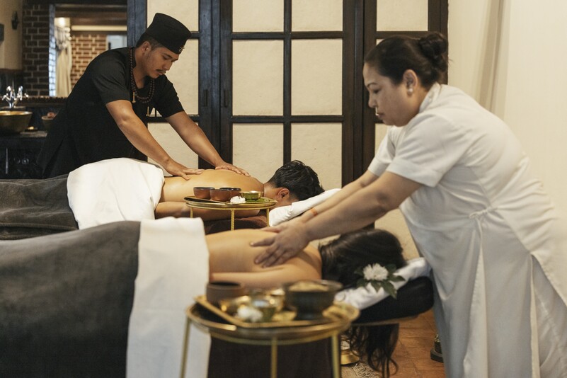 Pancha Kosha Spa wellness treatment at The Dwarika's